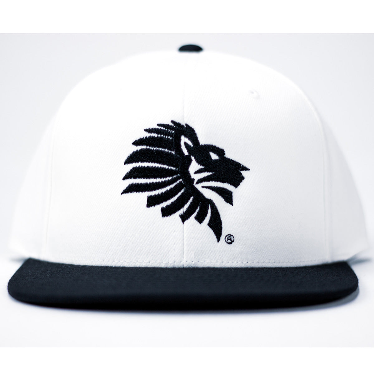 Front View - LHU Heritage Logo Black & White Snapback