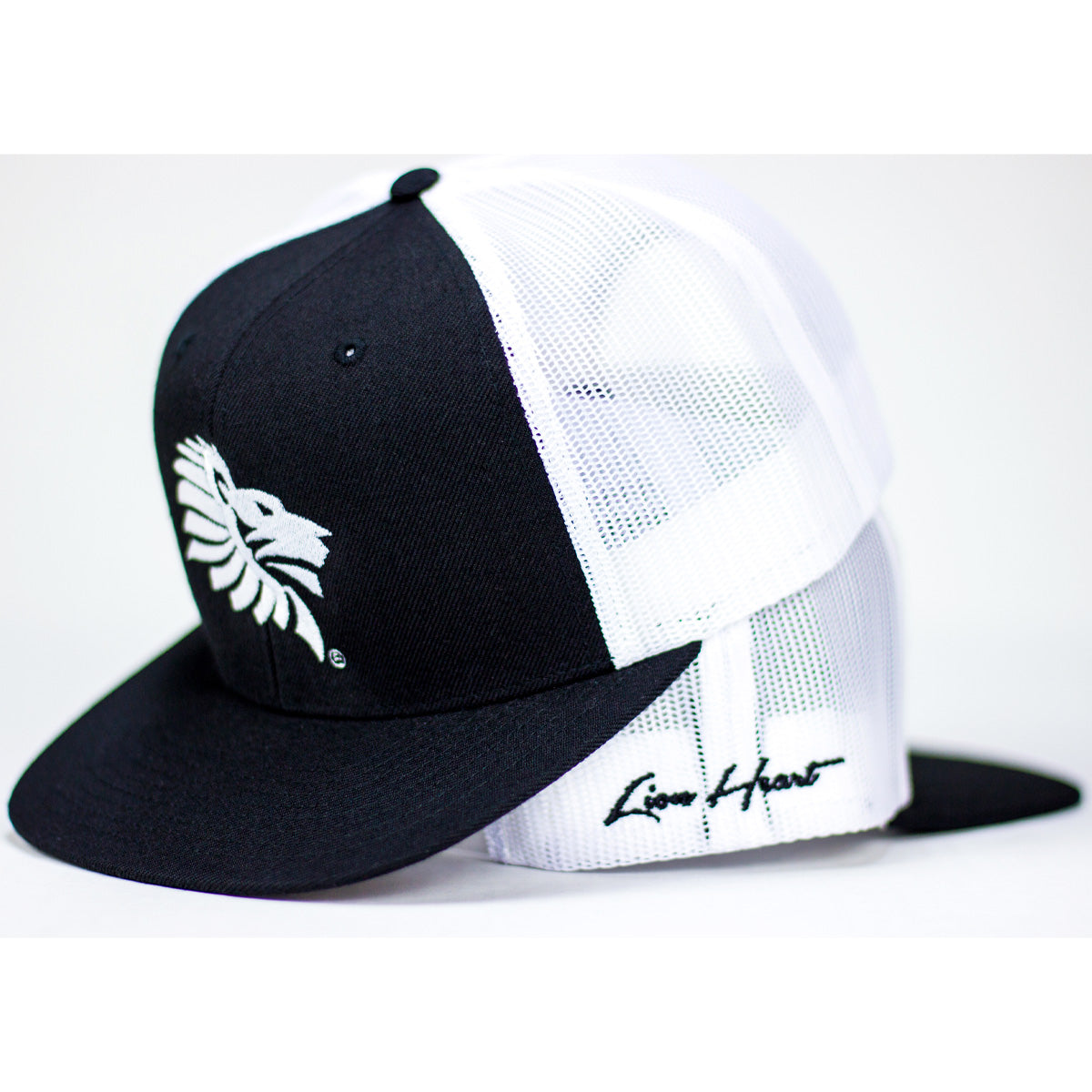 Alternate View of Two LHU Legacy Mesh Logo Black Snapbacks