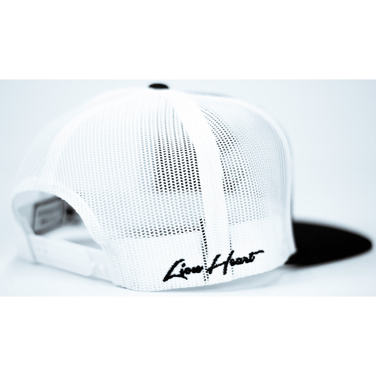 Right Side View - LHU Legacy Mesh Logo Black Snapback