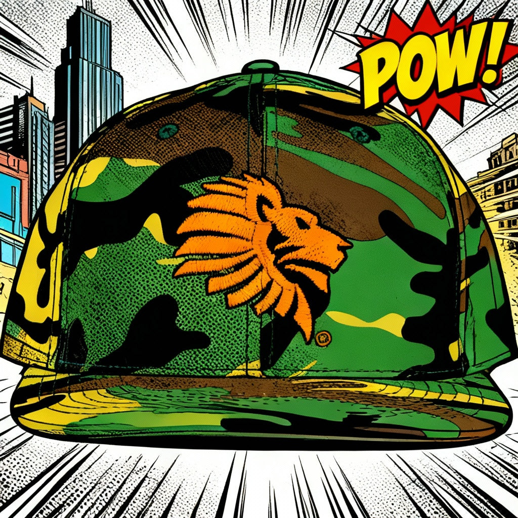 Heritage Logo Snapback "Camo Blaze"