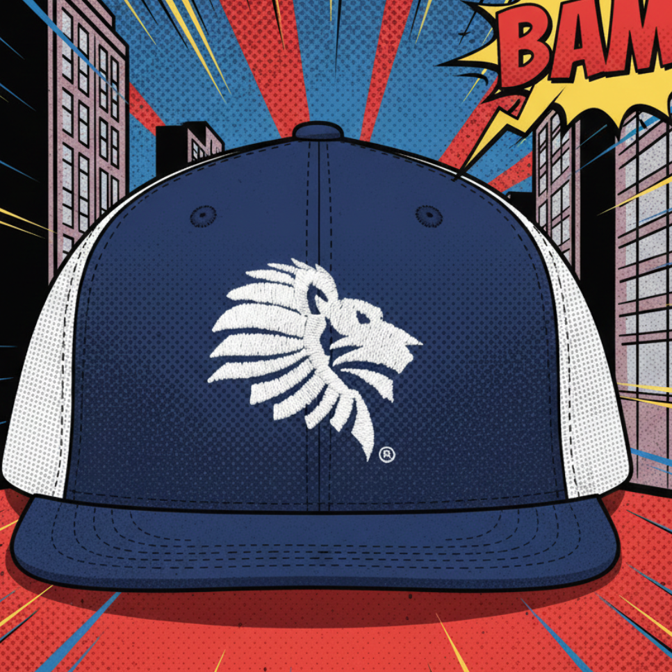 Legacy Logo Mesh Snapback "Navy"