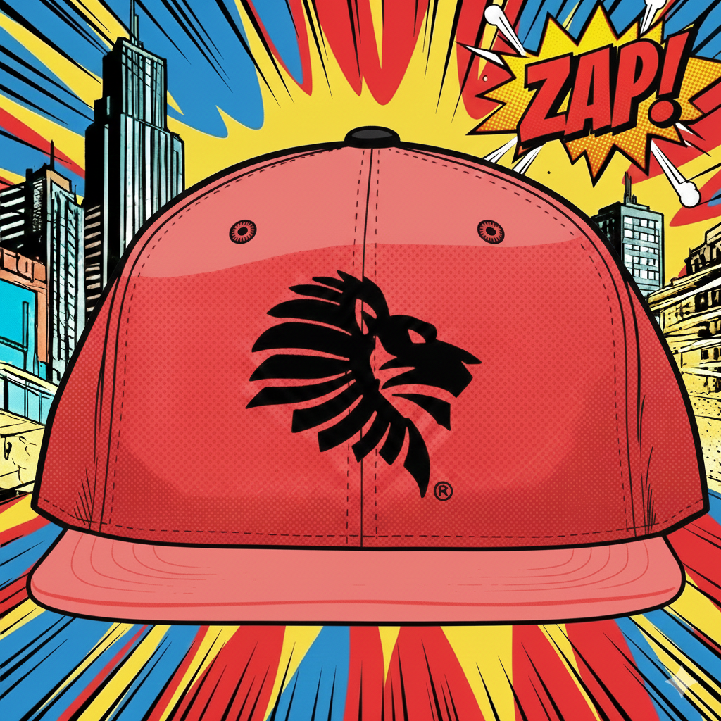 Heritage Logo Snapback "Red & Black"