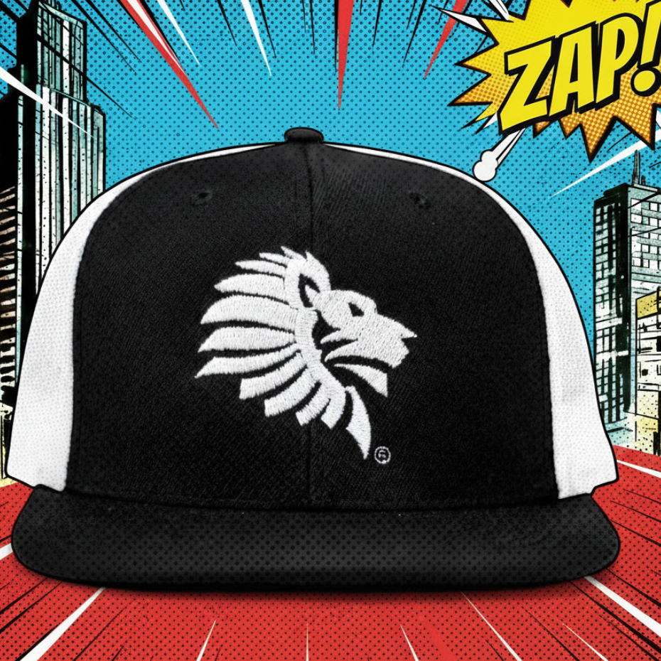 Legacy Logo Mesh Snapback "Black"