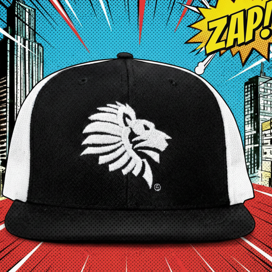 Legacy Logo Mesh Snapback "Black"