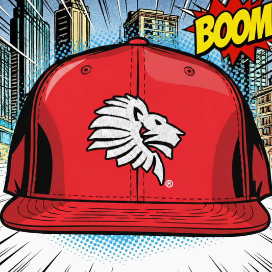 Heritage Logo Snapback "Red & White"