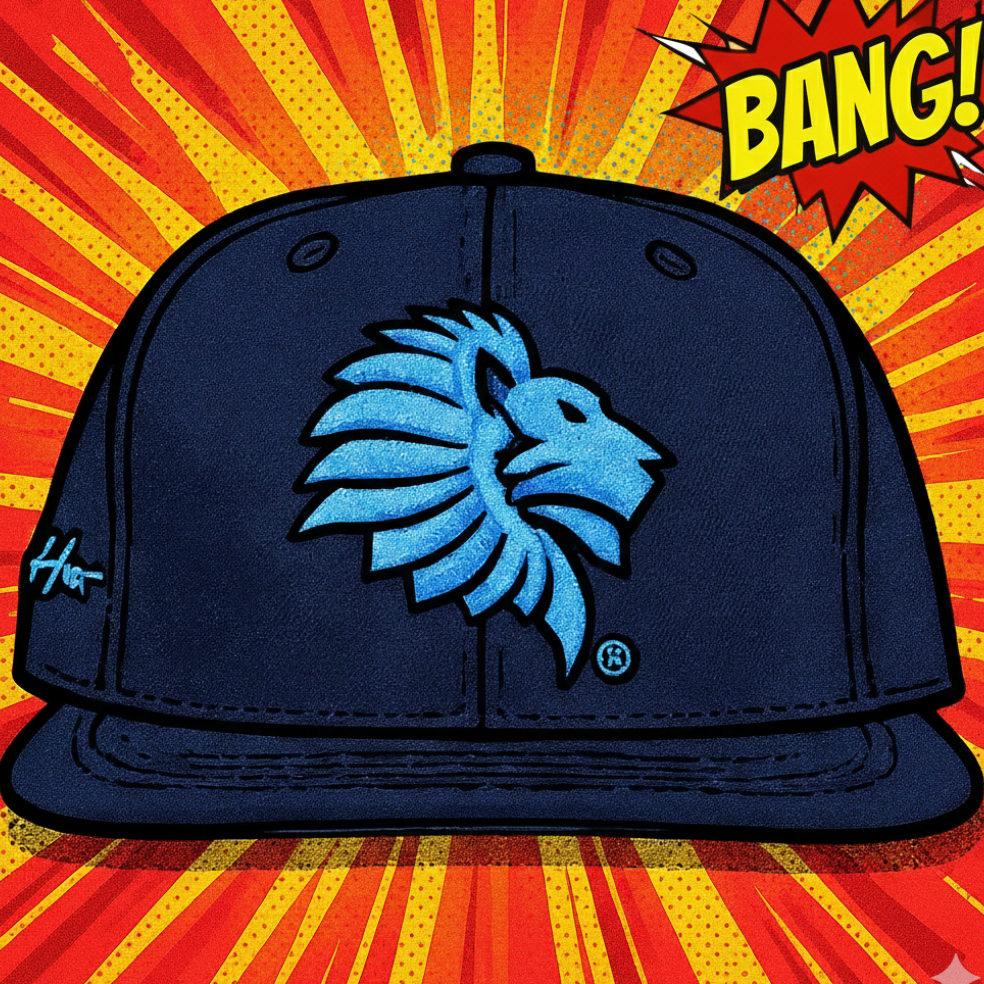 Heritage Logo Snapback "Navy Ice"