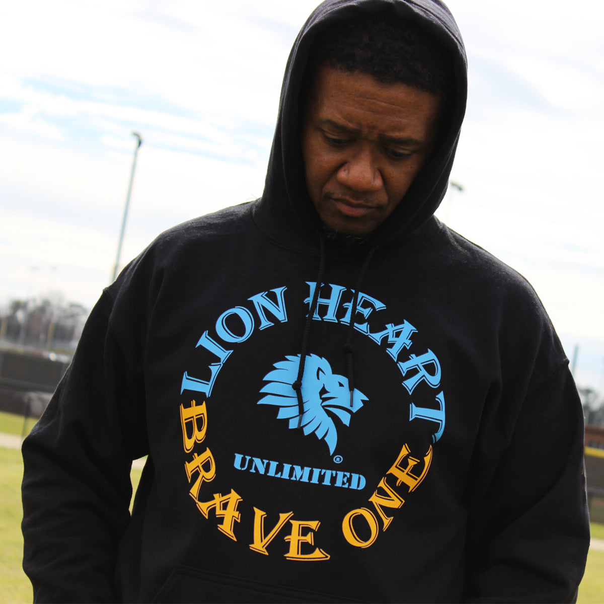 Lion Heart Unlimited Brave One Hoodie-Hoodie-Lion Heart Unlimited