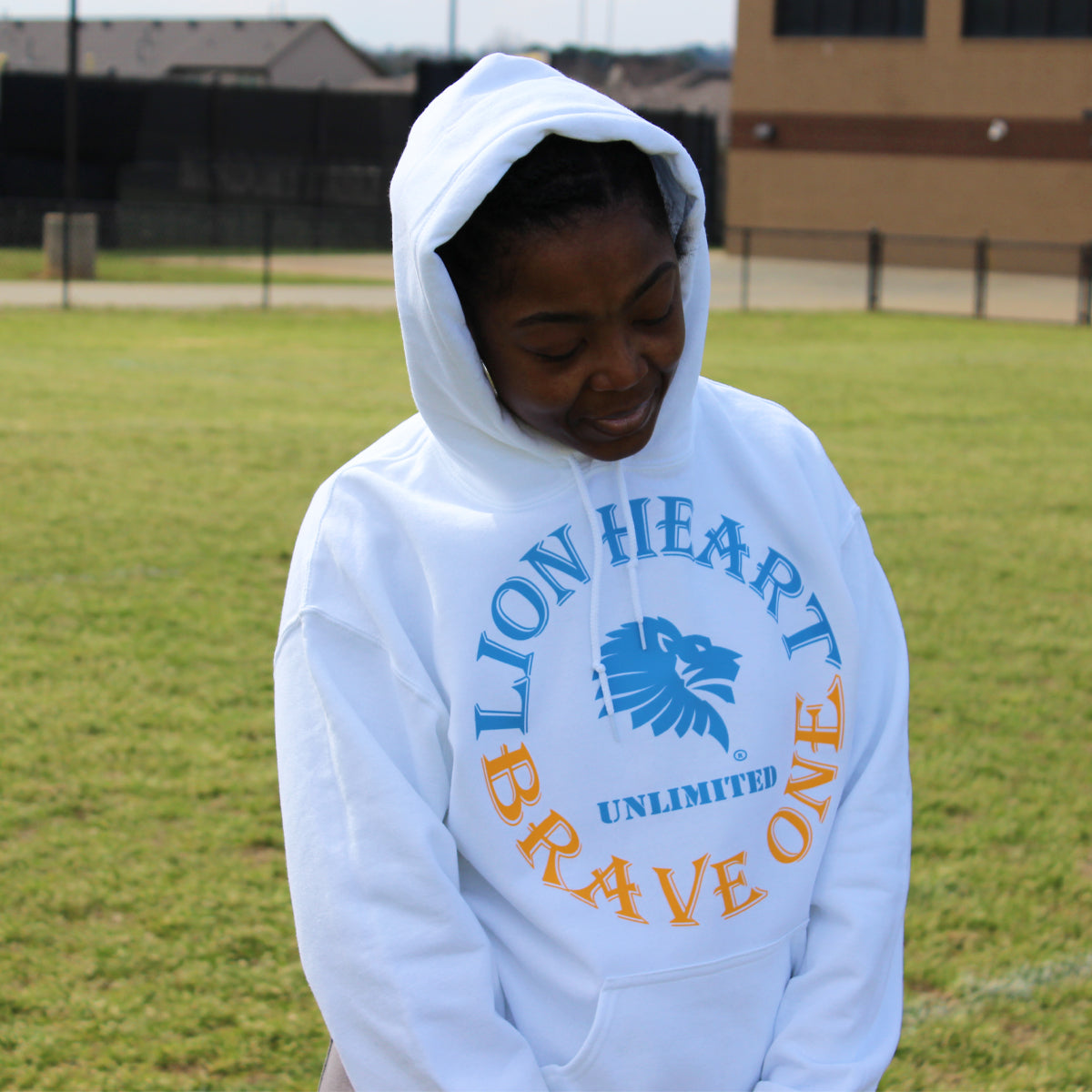 Lion Heart Unlimited Brave One Hoodie-Hoodie-Lion Heart Unlimited