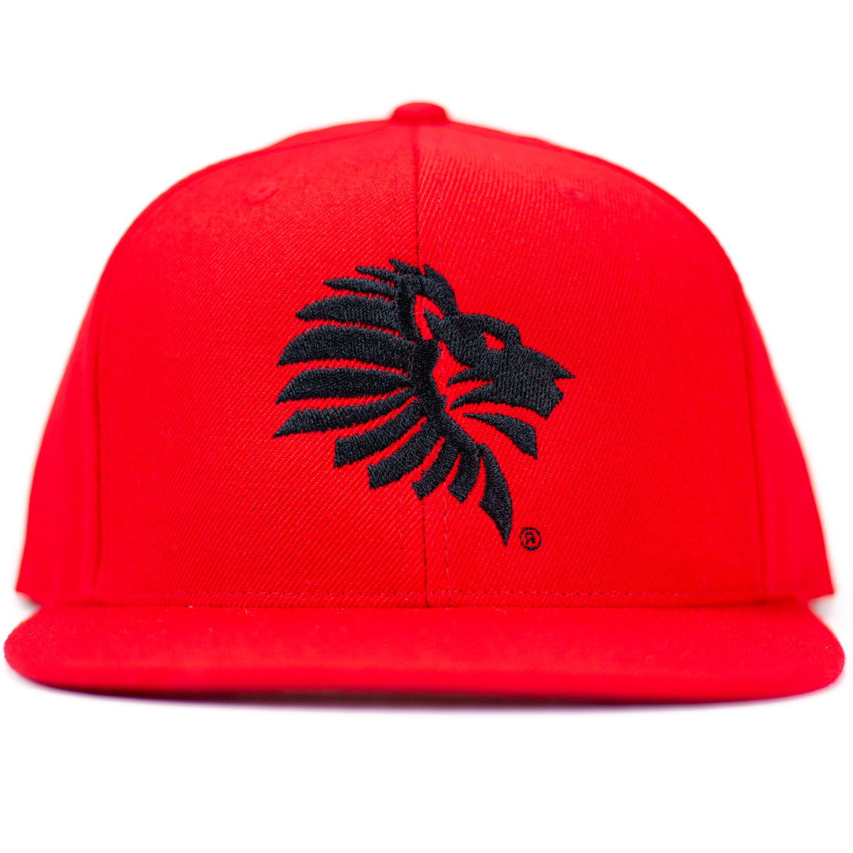 Front View - LHU Heritage Logo Red Snapback