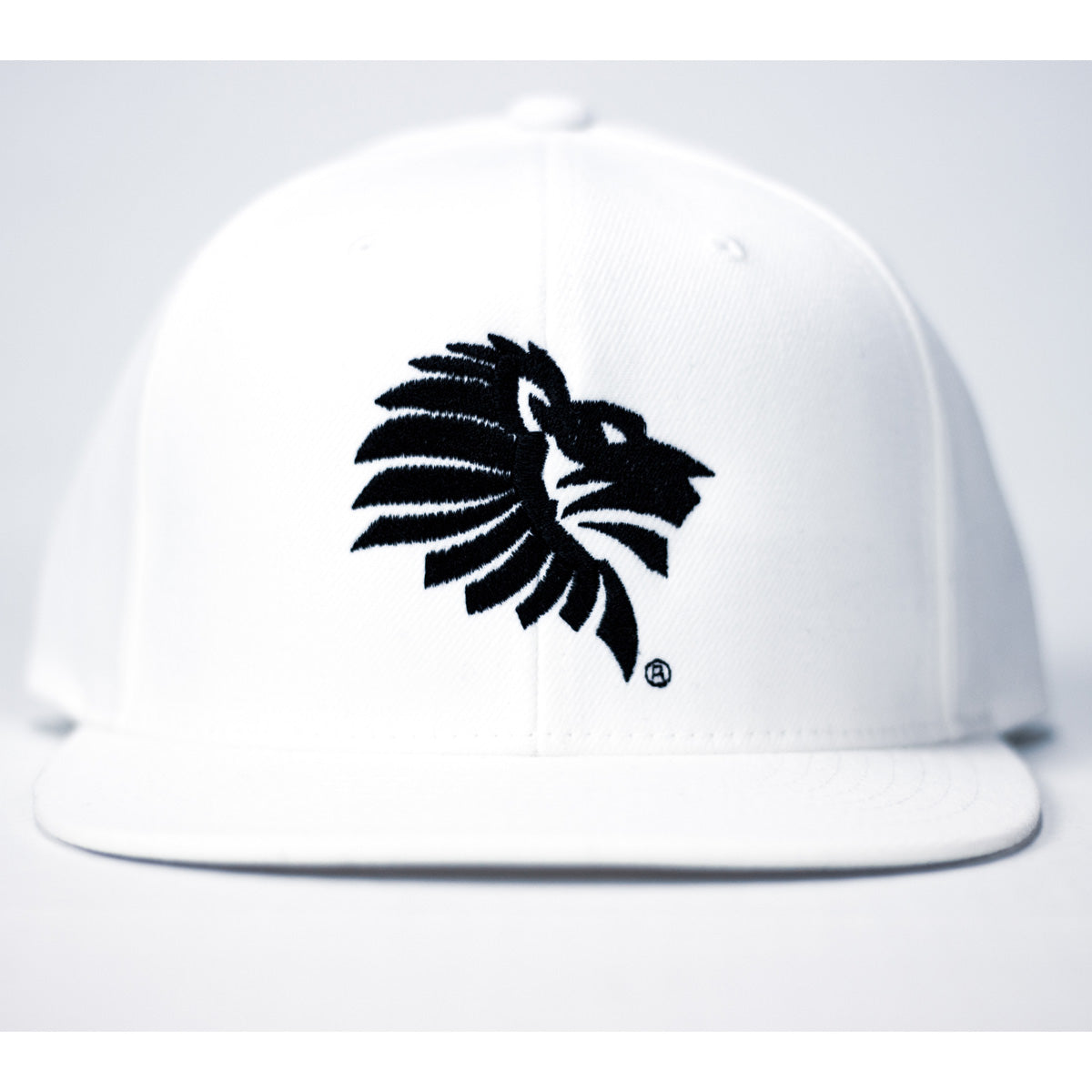 Front View - LHU Heritage Logo White Snapback